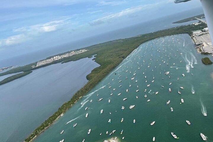 Privat 60 minutters romantisk lufttur med champagne i Miami