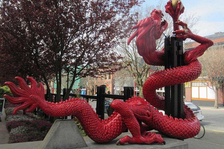 ビクトリアのダウンタウンの歴史的中心部:ガイドなしのウォーキング ツアー