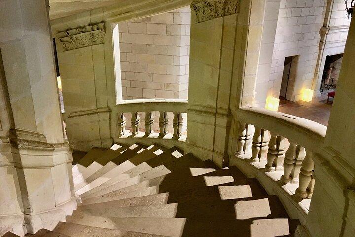 Private 3 Loire Castles Live Guided with Wine tasting from Paris