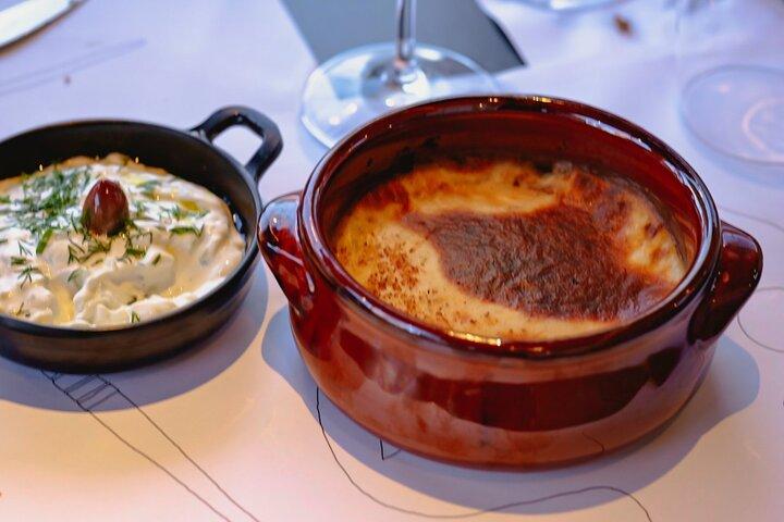 アテネで楽しむギリシャ料理教室、アクロポリスを望む屋上でのディナー付き