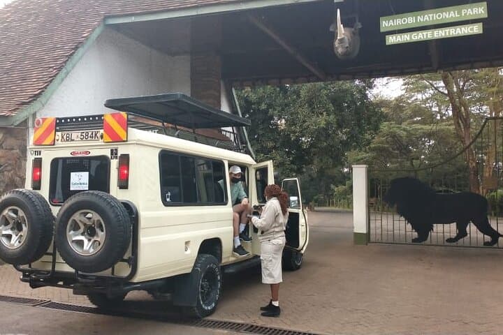 Nairobi national park Elephant orphanage and giraffe center tour.
