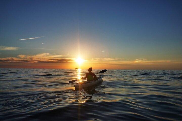 Excursion en kayak de mer au coucher du soleil à Poreč