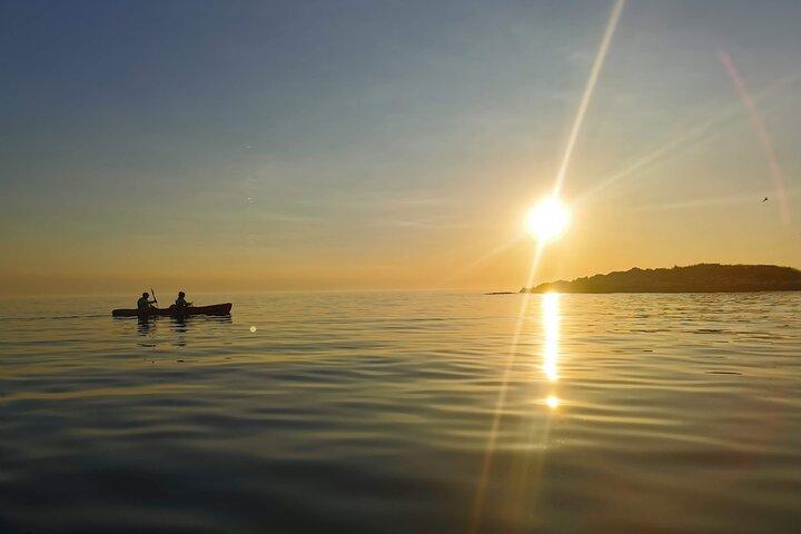 Excursion en kayak de mer au coucher du soleil à Poreč
