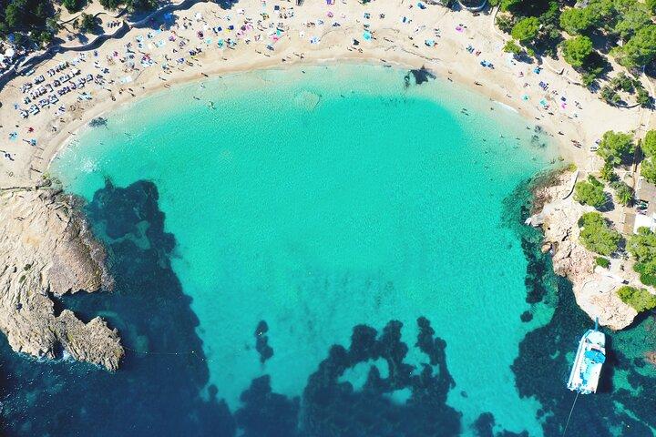 Crociera Sunset Beach Hopping, Cala Comte e Cala Bassa, SUP e snorkeling
