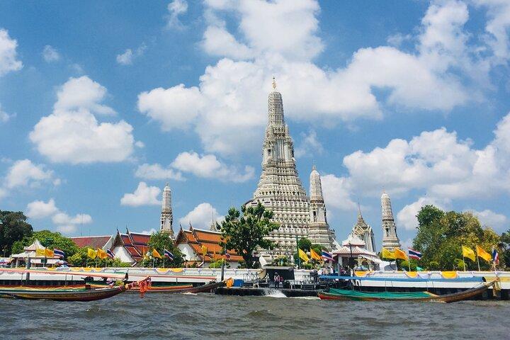 Excursão privada: Wat Pho, Templo do Amanhecer e Canal