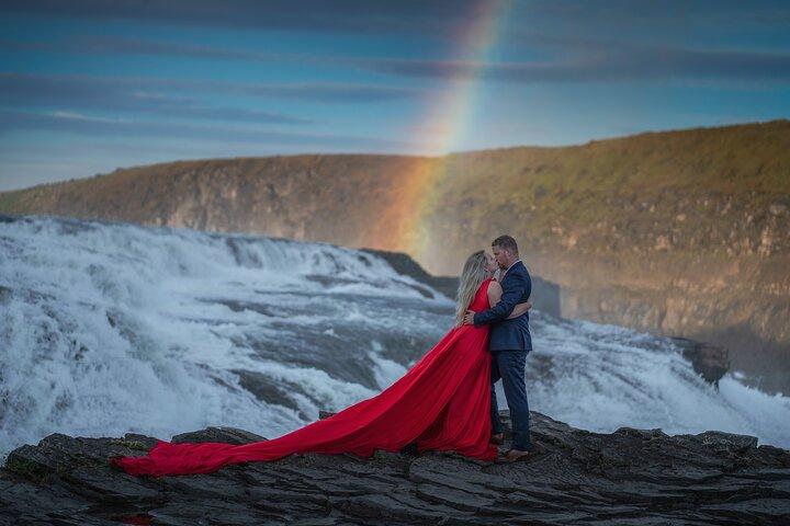 Tour fotografico privato del Golden Circle di un'intera giornata in Islanda