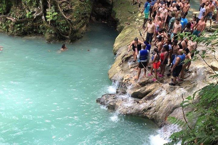 Blue Hole Secret Falls Private Tour