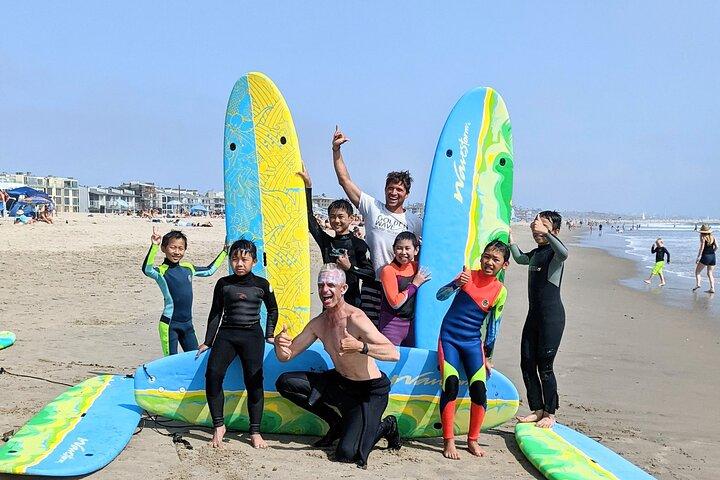 Surfles voor kinderen in Venice Beach