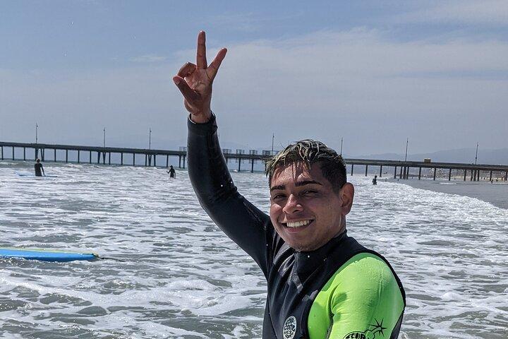 Surfles voor kinderen in Venice Beach