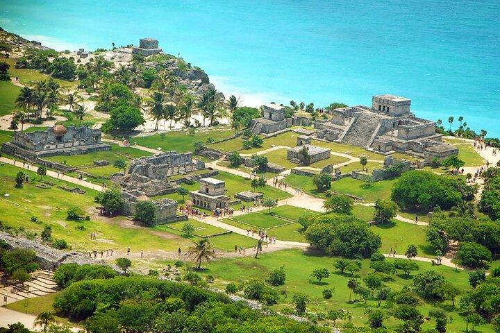 Tulumpyramider + ATV + 3 Ziplines + Rappel + Cenote + Lunch