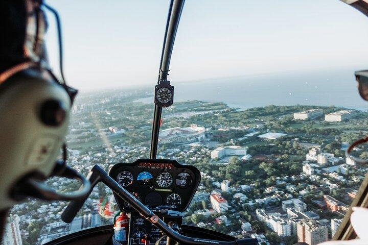 Private Helicopter Flight over the City of Buenos Aires