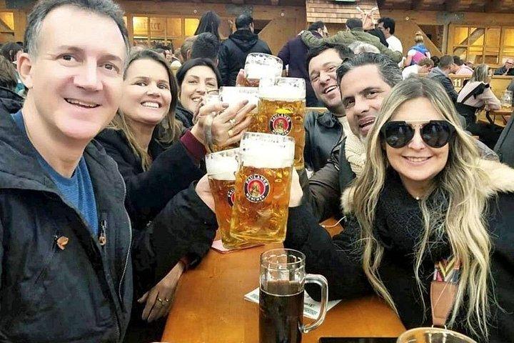 München øl og bayerske bider i små grupper