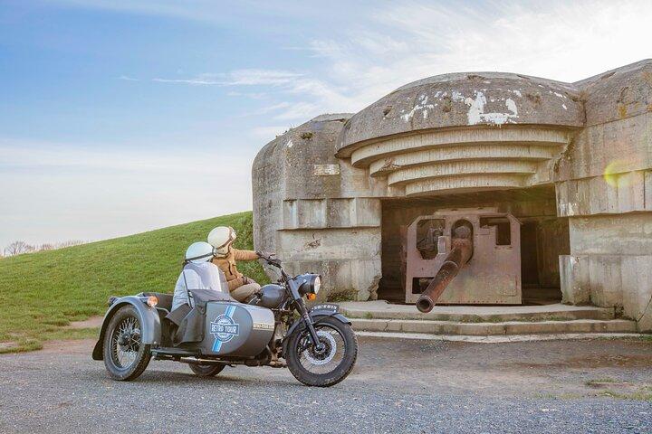 Tour privé en side-car aux plages du Débarquement