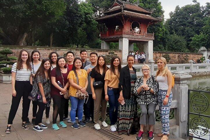 Hanoi stadsrundtur heldag