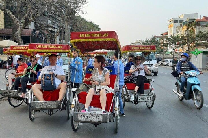 Hanoi stadsrundtur heldag