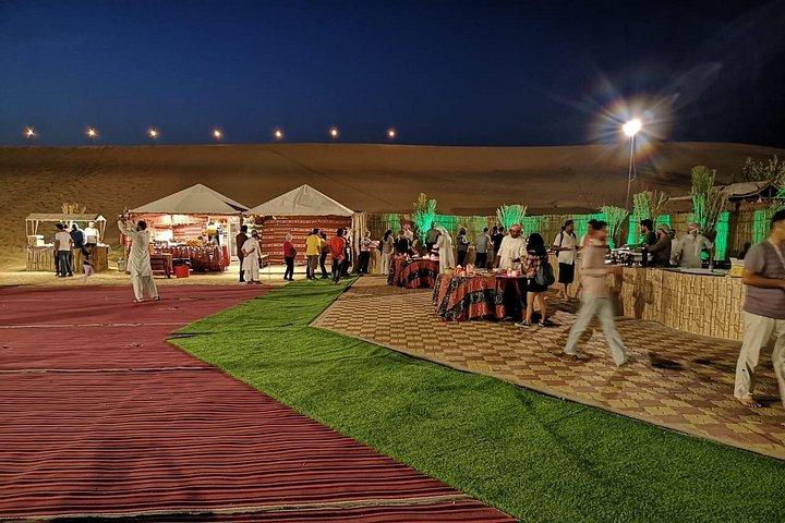 Vip Desert Safari Pick/Drop, Camel BBQ, Live Show Quad Optional