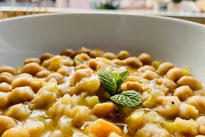 パレルモ屋上クッキングクラス（食事、ワイン、おはなし付き）