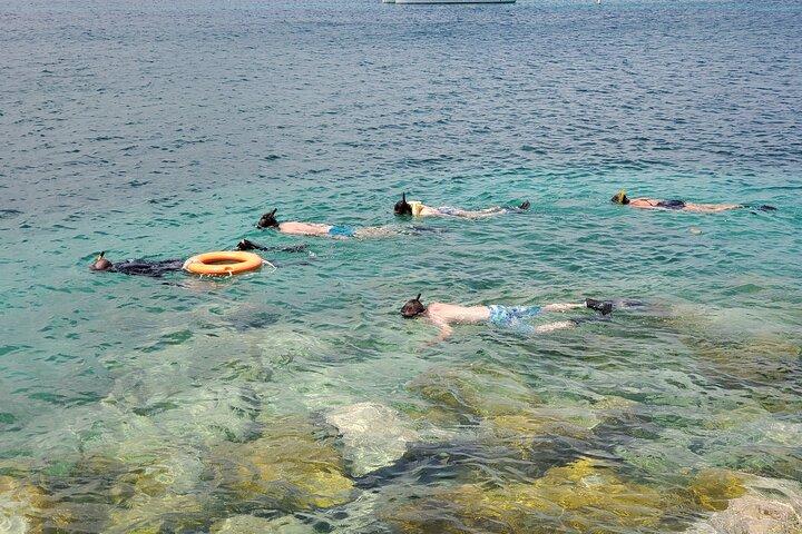 Snorkling på Pigeon Island