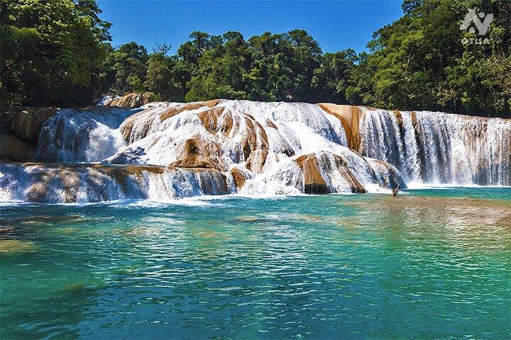 Cachoeiras, ruínas e tesouros maias: Agua Azul Misol Há Palenque