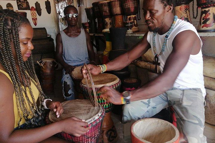 Accra African Drumming Lessons - with Pick Up
