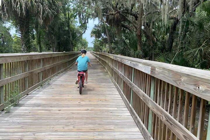 Excursion à vélo électrique Île Amelia et Île Big Talbot