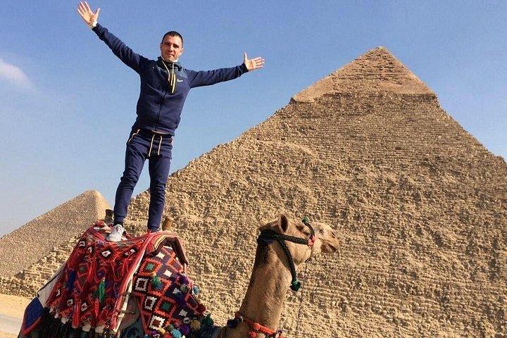 Tour delle Piramidi di Giza e della Sfinge con giro in cammello