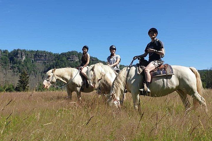 Ridetur i det bøhmiske Schweiz