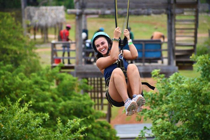 Jamwest Reggae Zipline-Tour ab Negril