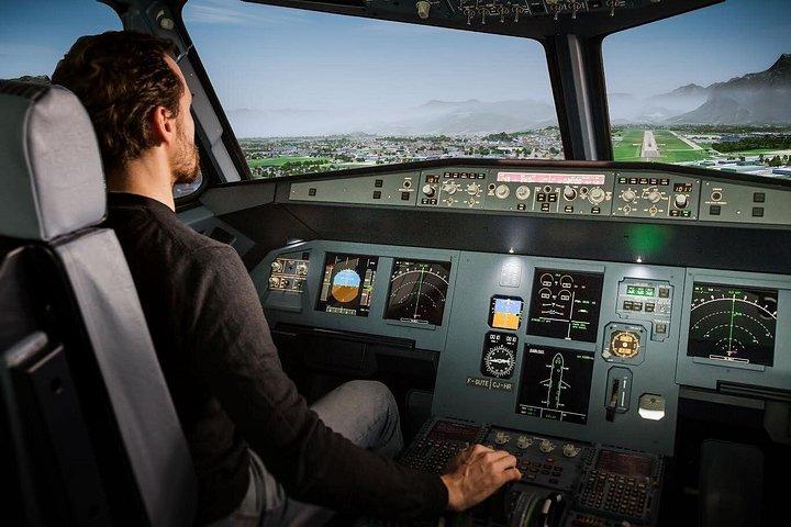 Private Pilotierung eines Flugsimulators in Paris