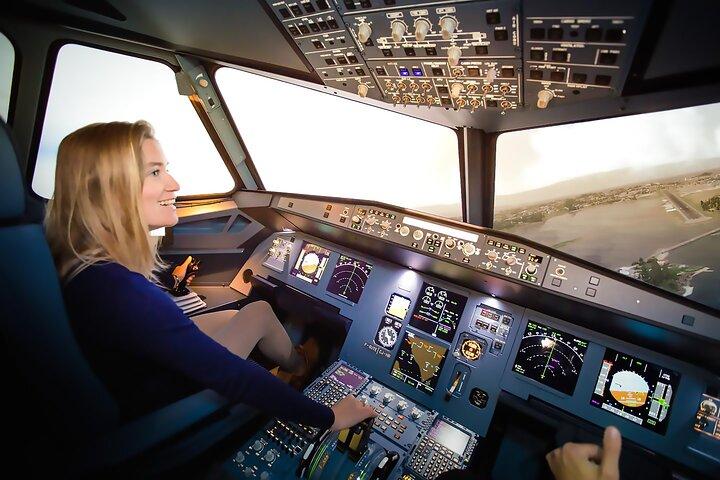 Private Pilotierung eines Flugsimulators in Paris