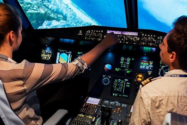 Private Pilotierung eines Flugsimulators in Paris