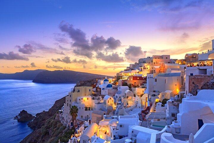 Tour privado de día completo de la caldera de Santorini y las visitas turísticas más famosas