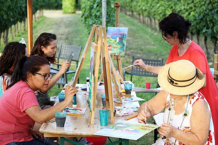 Kunst-Erlebnis mit Speisen- und Weinverkostung in Lazise