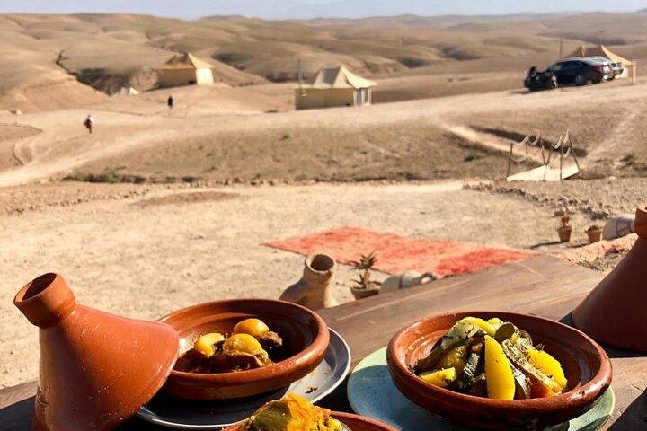 Dinner in Agafay Desert with Camel Ride or Quad Bike