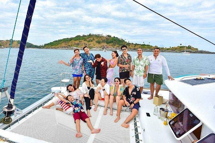 Sunset Cruise til Koh Hey i Phuket ved at sejle katamaran