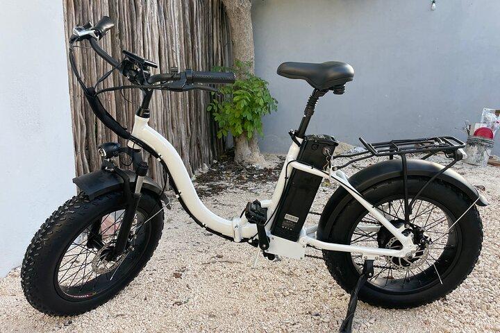Tulum-områdets upplevelser guidad e-cykeltur - 3 Cenotes snorkling/sim & lokal lunch