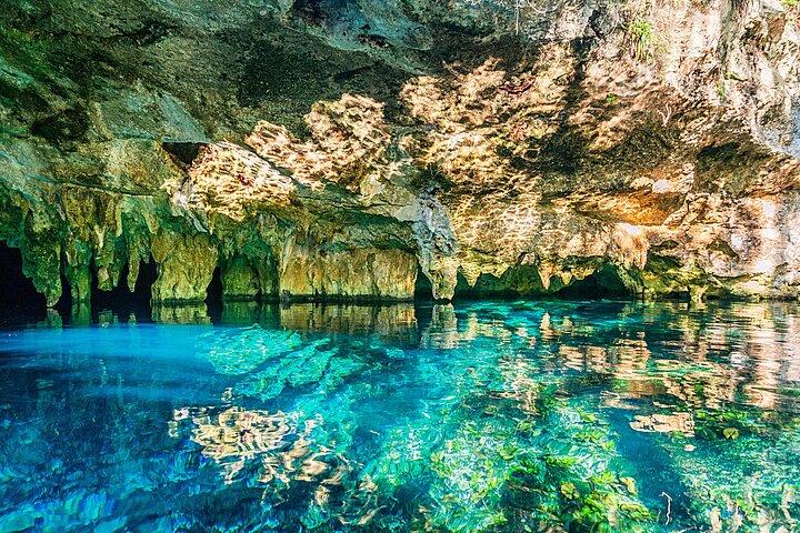 Tulum-områdets upplevelser guidad e-cykeltur - 3 Cenotes snorkling/sim & lokal lunch