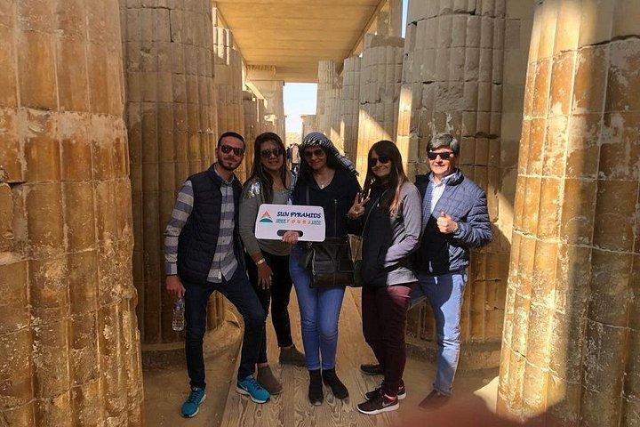 Pyramids, Memphis, Sakkara day trip at no extra cost.