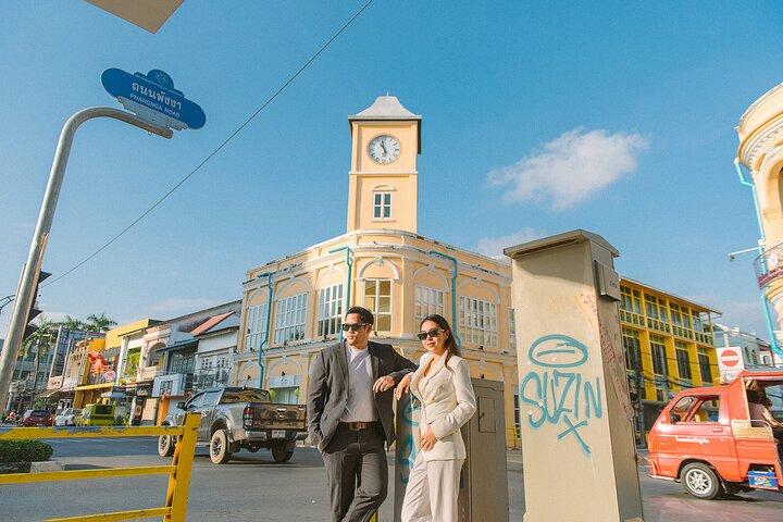 Fotoshooting in der Altstadt von Phuket
