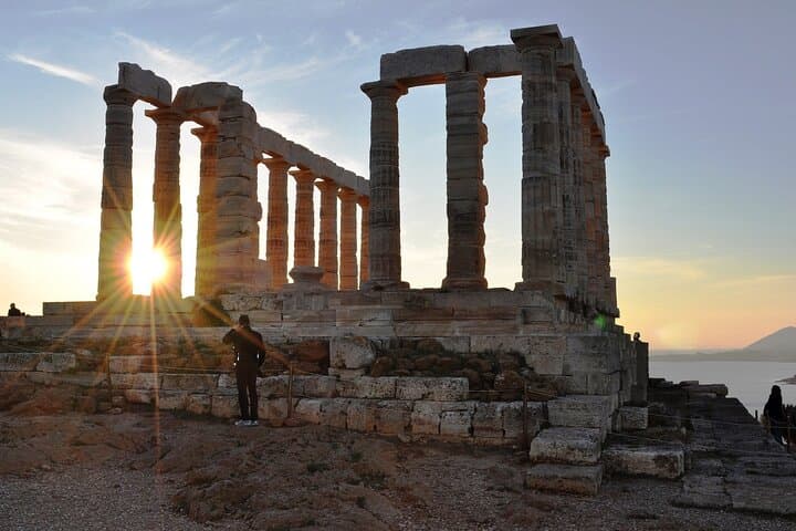 Private Tour with the Best Sunset at Sounion and Vouliagmeni Lake