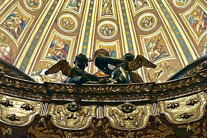 ローマのサンピエトロ大聖堂、大聖堂、洞窟の午前のプライベート ツアー