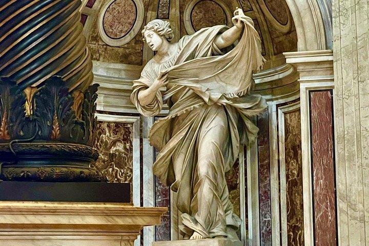 ローマのサンピエトロ大聖堂、大聖堂、洞窟の午前のプライベート ツアー