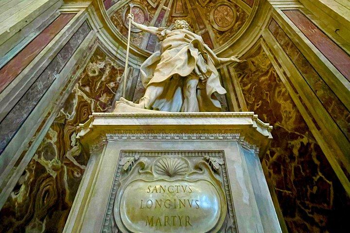 ローマのサンピエトロ大聖堂、大聖堂、洞窟の午前のプライベート ツアー