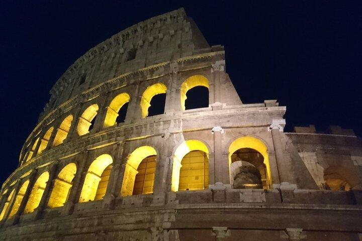 Roma illuminata: tour panoramico notturno privato di 2 ore