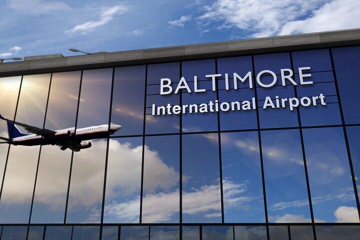 空港送迎 ボルチモア/ワシントン国際空港 BWI からメリーランド州ボルチモアへ