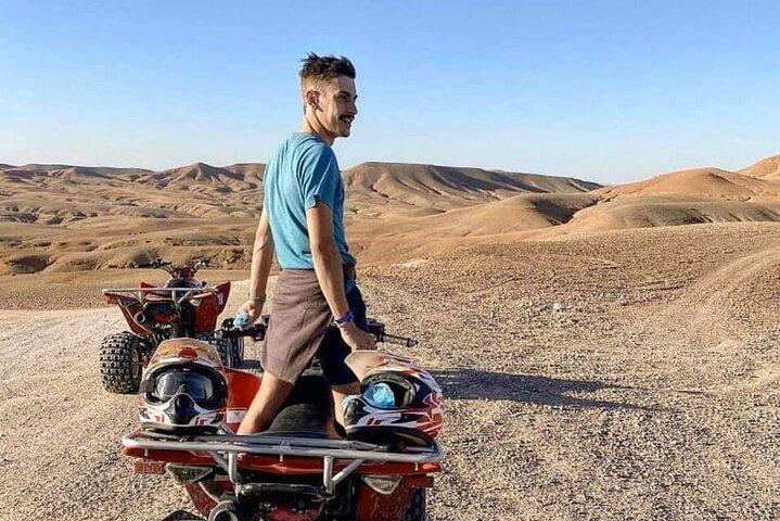 Aventure en quad tout compris dans le désert rocheux d'Agafay