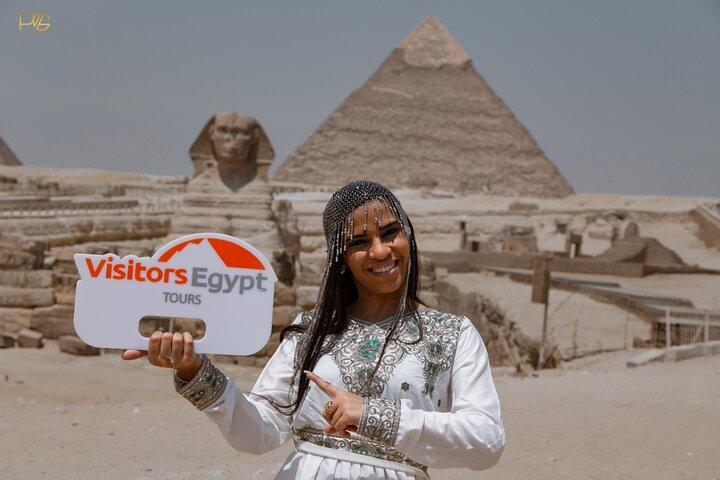 Tour privato di un giorno alle piramidi di Giza, alla città di Memphis, a Saqqara e a Dahshur