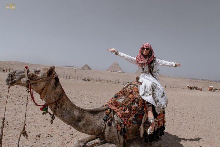 Tour privato di un giorno alle piramidi di Giza, alla città di Memphis, a Saqqara e a Dahshur