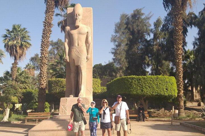 Private Day Tour naar Pyramids, Saqqara, Memphis & Dahshur met lunch en kameelrit