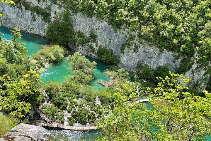Lacs de Plitvice avec billet et visite guidée de Rastoke au départ de Zagreb